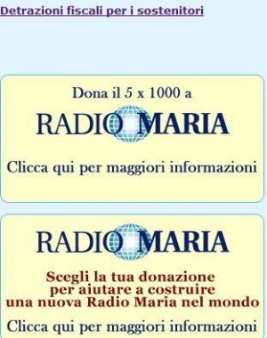 Radio Maria chiede 300mila euro agli ascoltatori. A voi la lista della spesa!
