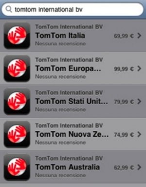 TomTom per iPhone disponibile sull'App Store