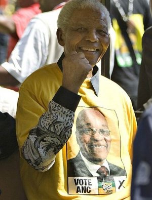 Sudafrica, Mandela appoggia pubblicamente Zuma