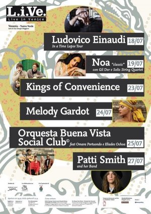 L.I.VE al teatro verde dell'isola di San Giorgio