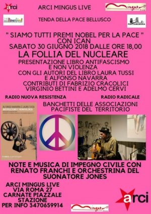 Mimesis del Libro LA FOLLIA DEL NUCLEARE con Prefazione di Alex Zanotelli