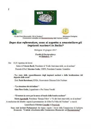 La follia del nucleare - Università di Bologna
