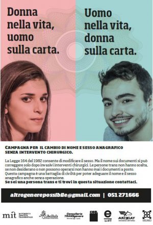 Identità di genere: donne senza operazione