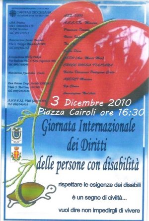 La Giornata Internazionale delle Persone con Disabilità 3 dicembre 2010