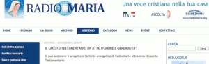 Il Nuovissimo Testamento: la lettera di Radio Maria agli indifesi