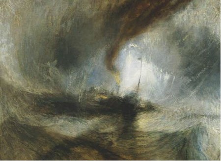 William Turner: Tempesta di Neve sul Mare