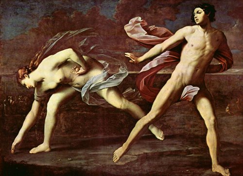 Risultati immagini per Atalanta e Ippomene è il titolo di un dipinto realizzato da Guido Reni