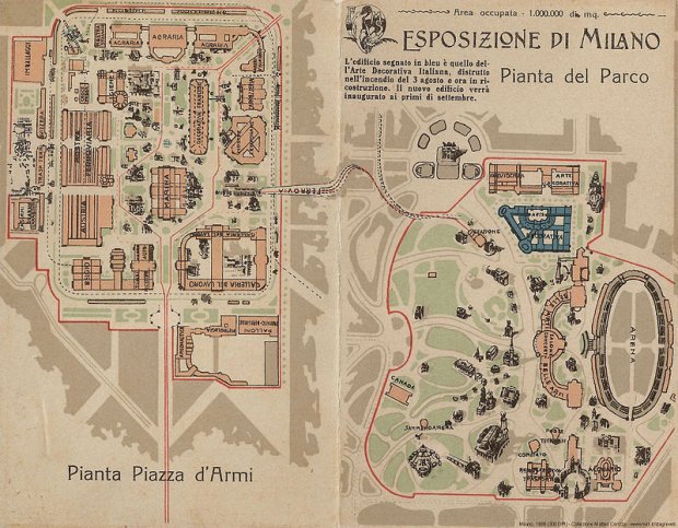 Mappa Expo 1906 Mappa Expo 1906