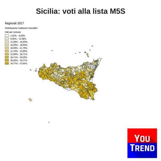 sicilia m5s Cosè successo alle elezioni regionali in Sicilia
