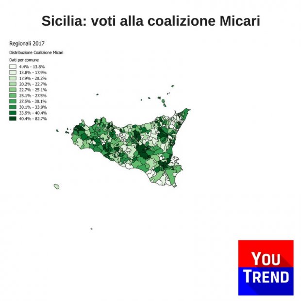 sicilia micari Cosè successo alle elezioni regionali in Sicilia