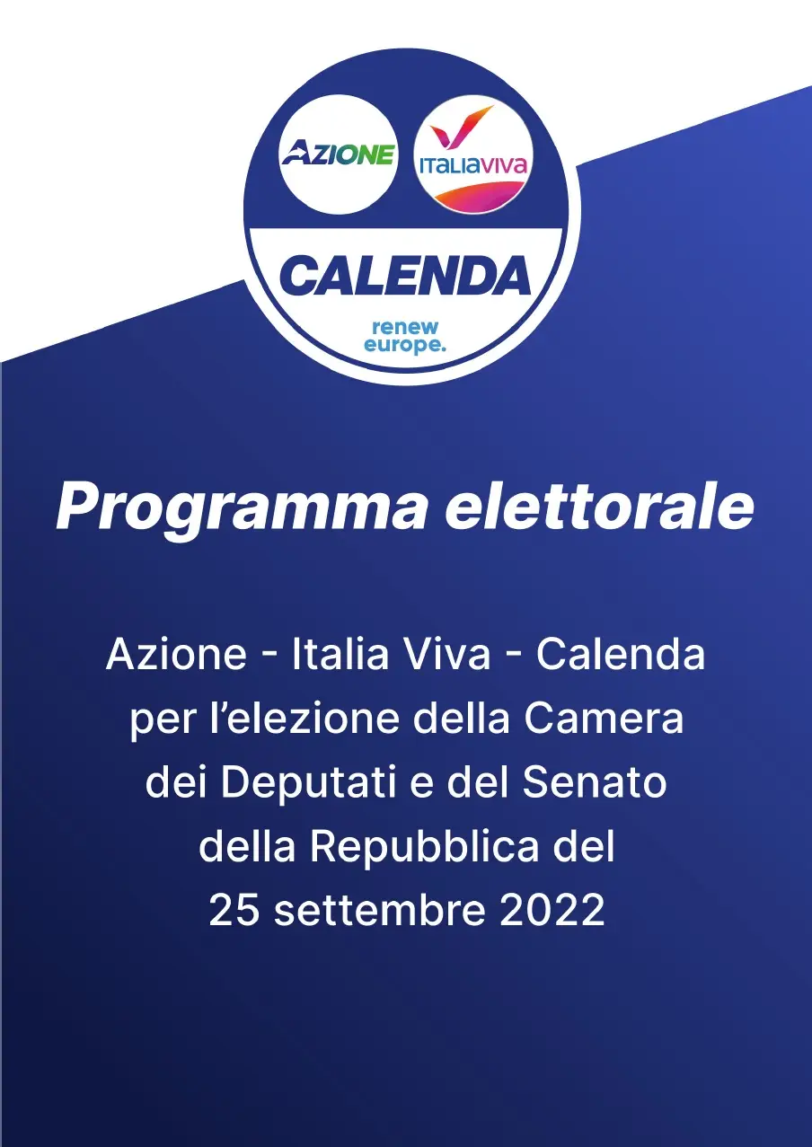 Il programma del Terzo Polo: a coperture coperte