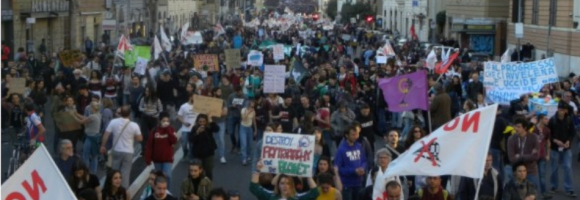Manifestazione a Roma: il 23 marzo 100 mila partecipanti invisibili (Fotogallery)