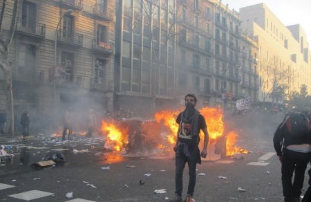 Barcellona: reportage dallo sciopero generale