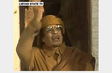 L'ultimatum video di Gheddafi