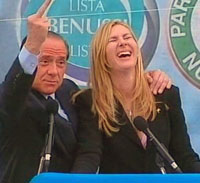 Berlusconi con Michaela Biancofiore