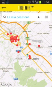 Ecco CheWiFi!, lapp per lOpen Data del wifi in Italia