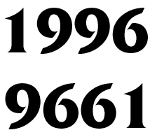 1996 - 9661