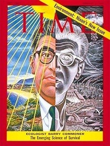 La copertina di TIME del febbraio 1970 dedicata a Barry Commoner
