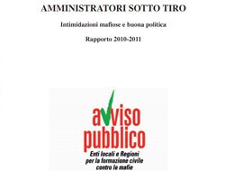 Criminalità: gli amministratori sotto il tiro delle intimidazioni mafiose
