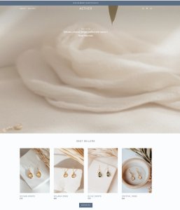 Aether WordPress Theme Homepage Design