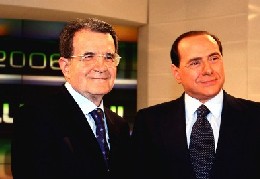 berlusconi prodi duello 02 Il (falso?) mito del grande comunicatore