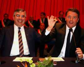 Luciano D'Alfonso e Matteo Renzi