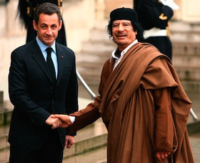 sarko gheddafi