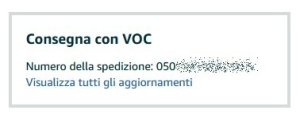 consegna con VOC.
