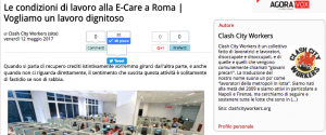 Le condizioni di lavoro alla E-Care: la replica dell'azienda