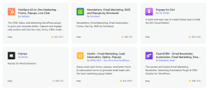 Screenshot of the WordPress plugins directory.
