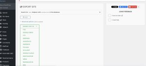 Screenshot of the All-in-One WP Migration plugin.
