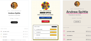 Screenshot of the Lately messaging-first publishing tool.