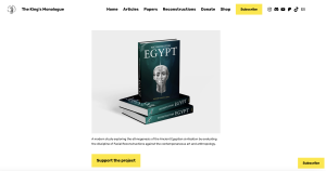 Screenshot of the book launch section of Andrew's website.