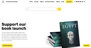 Screenshot of Andrew's new WordPress site.