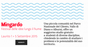 Il fiume come infrastruttura nevralgica: Mingardo, il festival delle idee lungo il fiume
