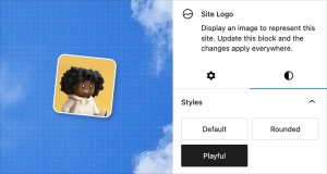 Roblog Site Logo Settings