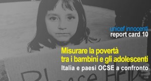 Report Card 10 dell'Unicef: 30 milioni di bambini poveri in 35 paesi ricchi