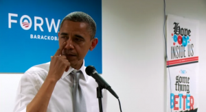 Obama ringrazia i suoi volontari... e gli scappa una lacrima