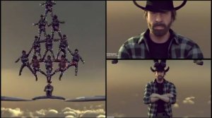 Chuck Norris protagonista di un originale video "natalizio"