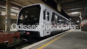 Nuovi treni Hitachi per la metro B di Roma in fase di collaudo sulle linee della metropolitana