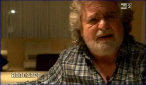 Beppe Grillo "delira" ad Annozero