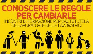 Formazione per l'autotutela dei lavoratori e delle lavoratrici. Napoli, dicembre 2014, febbraio 2015