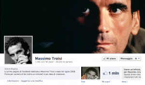 Facebook: infangata la memoria di Massimo Troisi, gli utenti insorgono
