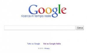 Google: Home Page per il tempo reale e film in streaming su YouTube