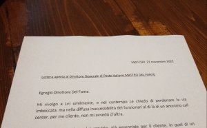 Lettera aperta al Direttore Generale di Poste Italiane Matteo Del Fante