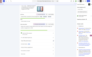 Screenshot of the Yoast SEO plugin.