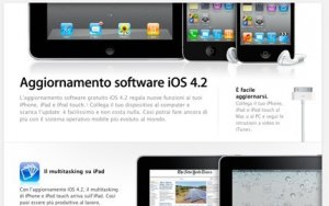 Apple rilascia iOS 4.2