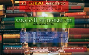 "Memoria e futuro" a Varese: presentazione libro