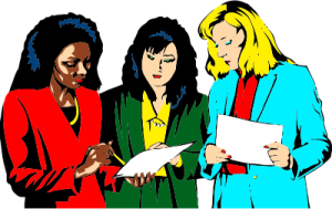 tre delle cinque donne