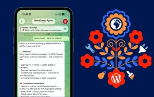 Image of the WordCamp Agent Telegram assistant.